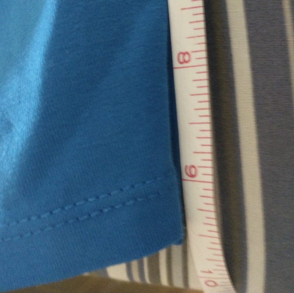 Medium NWT TOMMY HILFIGER High Rise Blue Bike/Running Shorts - Picture 5 of 13